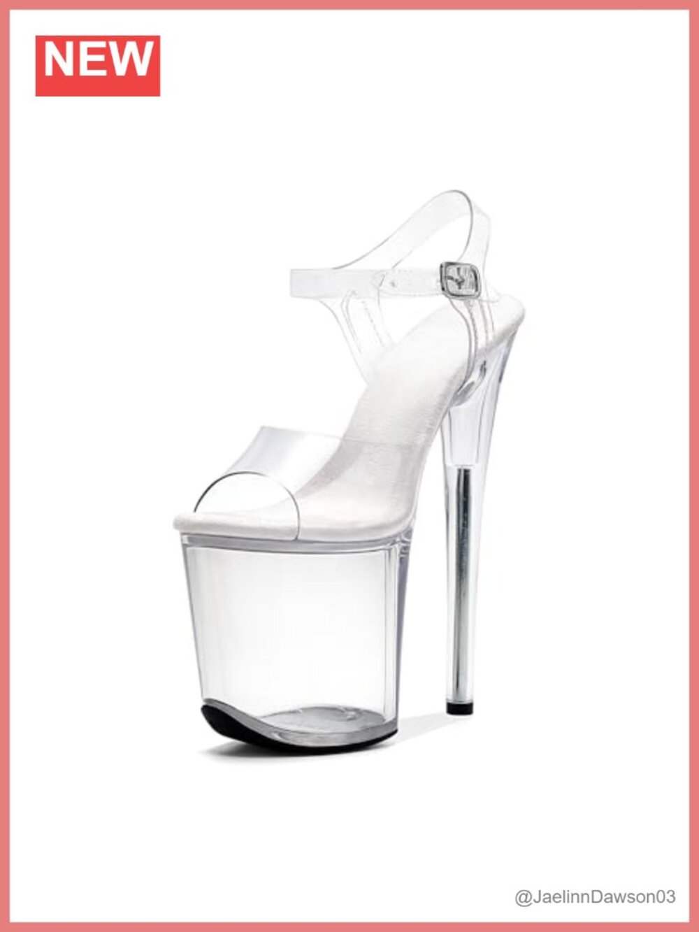 8 Inch Platform Stiletto Sandals for Women